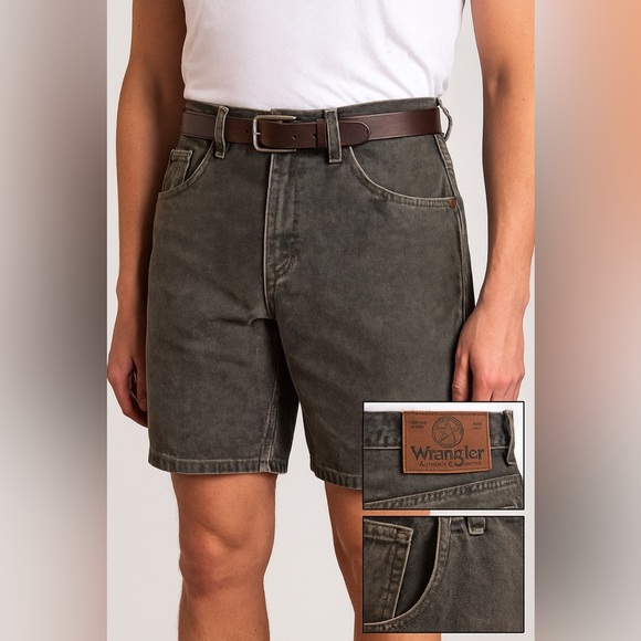 Wrangler Authentic Jeans Garment-Dyed Denim Shorts – Made in USA – Size 36 - Picture 1 of 11